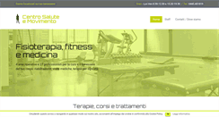 Desktop Screenshot of centrosaluteemovimento.it